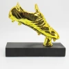 The Golden Boot trophy, a football World Cup fan souvenir, a must-have item for goalkeepers and strikers at the sports meeting awards ceremony details Picture